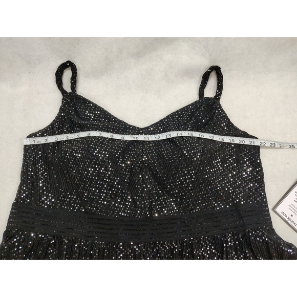 NWT City Studios Trendy Plus Size  24W Metallic Fi - Picture 8 of 8